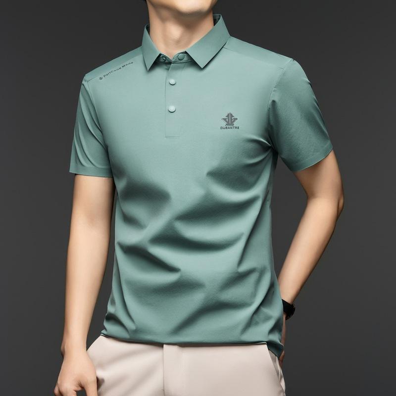 Pánské tričko s krátkým rukávem, potištěné, nežehlivé, proti vráskám, snadno udržovatelné, volné, ležérní