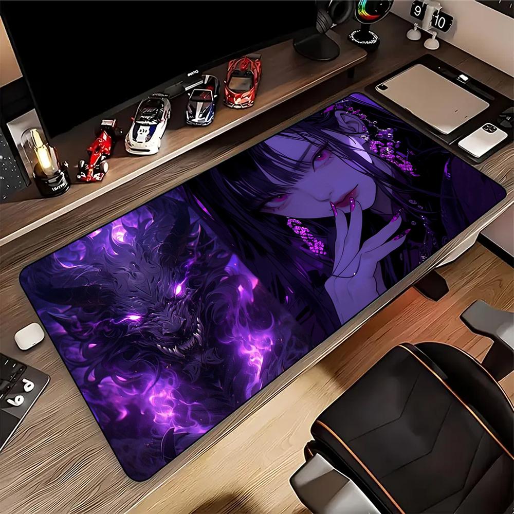 Mask Girl Anime Mousepad Custom Home Computer Keyboard Pads Desk Mat Laptop Soft Antislip Table Mat XXXL Mouse pad xcm