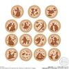 BANDAI Disney Characters Embroidered Can Badge Biscuit Candy Set of (Biscuit Toy) [Box 12]
