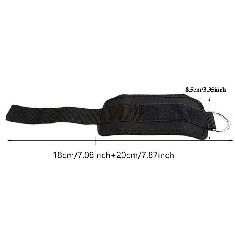 Body Building Resistance Band D-ring Ankle Strap Buckle Gym Latestest Multi Thigh Leg Ankle Cuffs Power Weight Lifting Fitness Rope