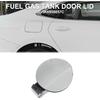 Tankdeckel für Volkswagen Golf 6 2010-2013 Tankklappenabdeckung Clip-Typ Nr. 5K6809857C Silberfarben ABS