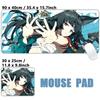 Large Zenless Zone Zero Mouse Pad, Hoshimi Miyabi, Astra Evelyn, Desk Mat, Card Game Play Mat, Character Zenless Zone Zero Merchandise, Non-Slip, 3mm