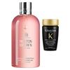 Kérastase Black Diamond Shampoo & Molton Brown Rhabarber & Rose Bade- & Duschgel Set