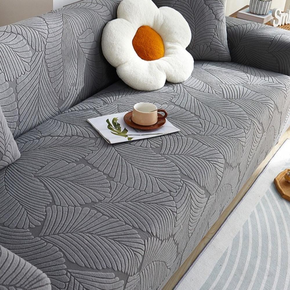 Thicken Armchair Protector Large Leaves Pattern Sofa Seat Cover Cushion Slipcovers  for Living Room