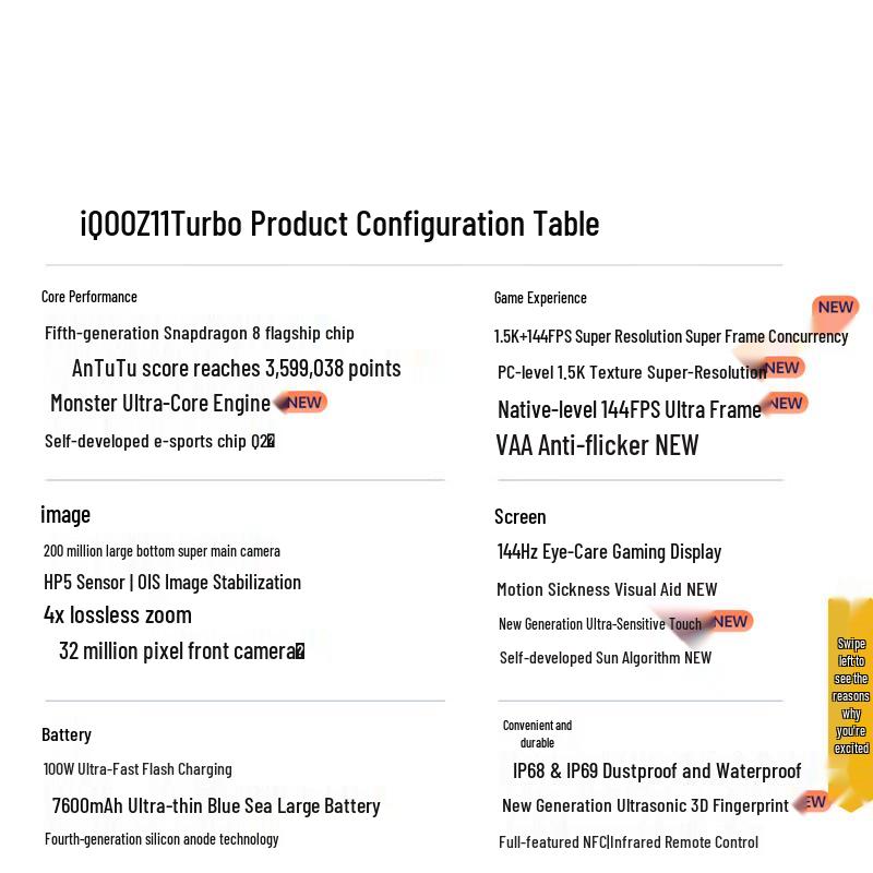 vivo iQOO Z11 Turbo 5G Gaming Smartphone (CN version)