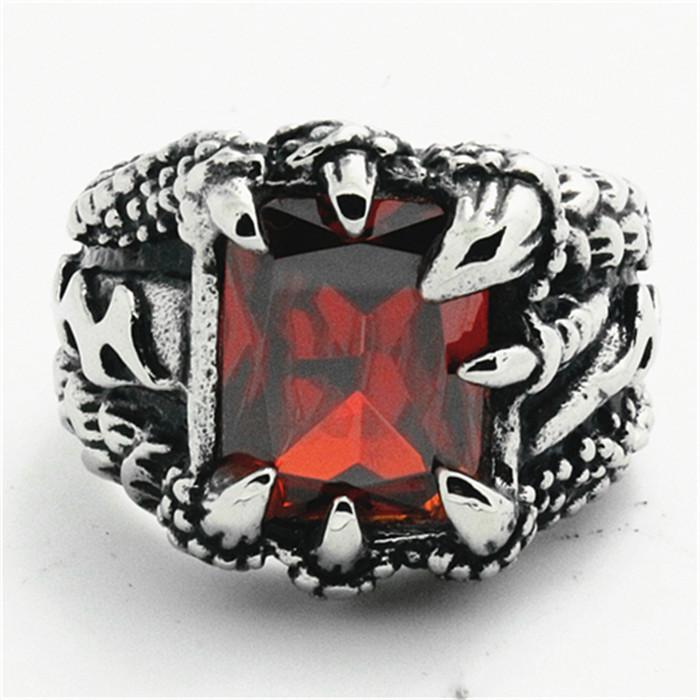 Size 8-18 Huge Cool Dragon Claw 316L Stainless Steel Cool Man Hot Selling Punk Ring