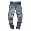 Moda Americana High Street Buco & Patch Trendy Retro Pantaloni Denim Dritti ami