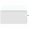 Wall Mounted Side Table White 87.5 x 34.5 x 17 cm
