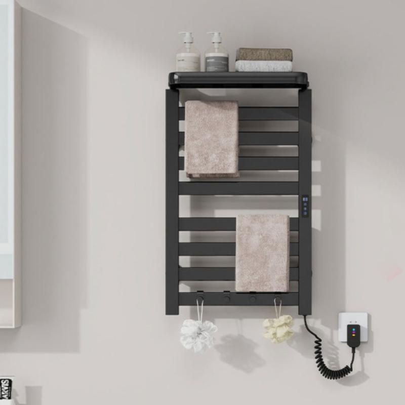 Wall Mounted Electric Heated Towel Rail Driving Sterilizer Large Bathroom Towels Dryer Thermostatic Waterproof Smart Towel Rack