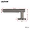 Knurled Zinc Alloy Indoor Silent Door Lever Handle Lock Set