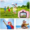 Aparat Cyfrowy Fotograficzny 12Mpx Zabawka Dla Dzieci Kamera + 4 Gry Różowy