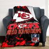 Coperta in Flanella con Stampa Kansas City Chiefs Alta Qualità Calda Confortevole Coperta per Tutte le Stagioni Perfetta per Regali Decorazioni per la Casa