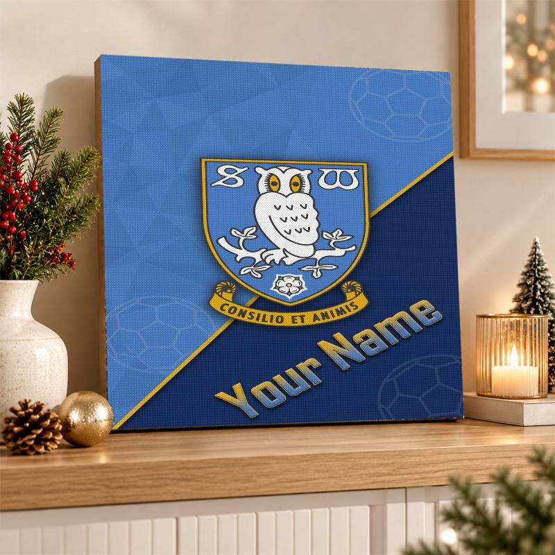 Sheffield Wednesday FC Custom Name Text 5D Diamond Painting Kit DIY Full Drill Diamond Art Decoration
