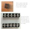 100 PCS 18650 Holder Plastic Battery Pack Bracket Anti Vibration Cell Spacer Cylindrical Stand For DIY Li-ion Battery Assembly
