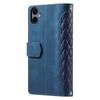 For Samsung Galaxy A07 5G/A07 4G Wallet Case Rhombus Stitching Line PU Leather Phone Cover with Wrist Strap