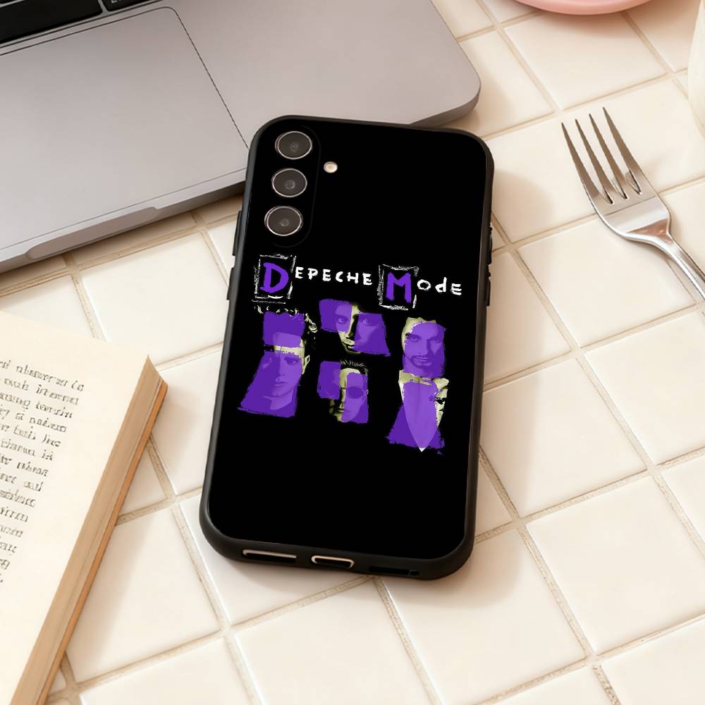 

D-Depeche Mode Band phone Case For Samsung Galaxy A73,A72,A71,A70,A53,A52,A51,Others Soft Black Shell Samsung a12