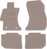 Beige Velours-Fußmatten für: Subaru Outback V Kombi (2014-)