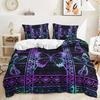 Purple Butterfly Rose Bedding Sets Fashion Duvet Cover Sets Twin Full Queen King Size Pillowcase for Kids Adult Gift Bed Linen