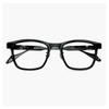 Yohji Yamamoto Glasses Made In Japan 1 C01 51mm Yohji Yamamoto Glasses Brand Wellington Square Shape Black Edge Black Rim Cell Titanium Frame Made In