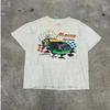 90's Nascar Macon Speedway Vintage Grey T-Shirt Size XL
