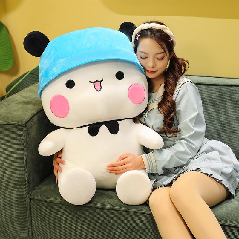 40/60cm Bubu And Dudu Panda Plush Toys Large Size Couple Cushion Doll Cute Stuffed Animals Soft Toy Collectible Plushies Gifts