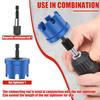 Aluminium Alloy Nut Zipper Drill Attachment Lightweight Impact Resistant Fast Nut Bolt Removal Tool for Conduit Rack Strut
