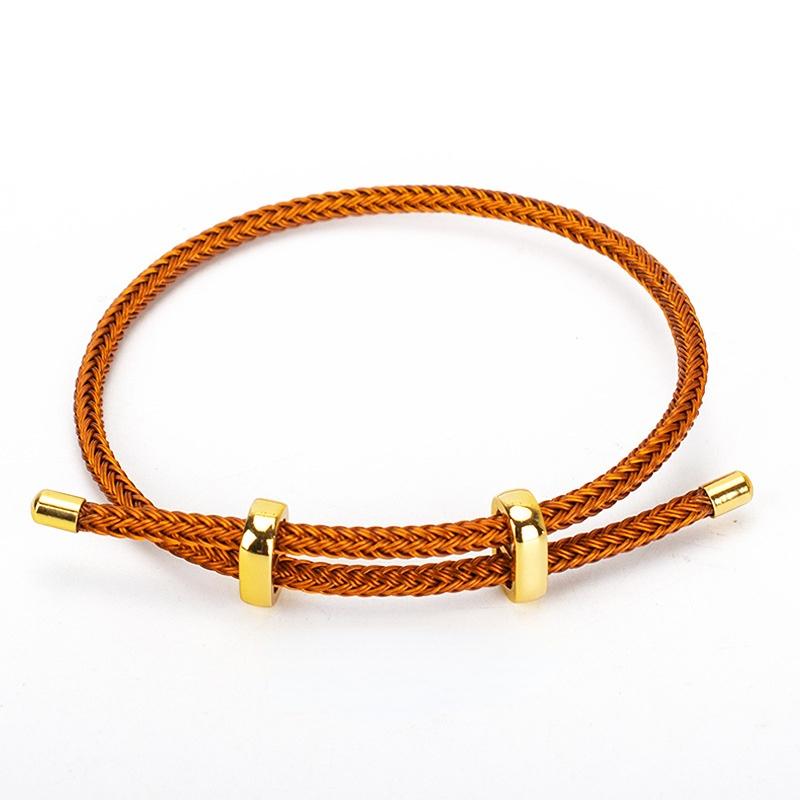 

10 шт. Роскошный Многоцветный Модный Регулируемый Браслет из Нержавеющей Стали Водонепроницаемый Шнурок Браслет Мужские Женские Ювелирные Аксессуары 10 Pcs