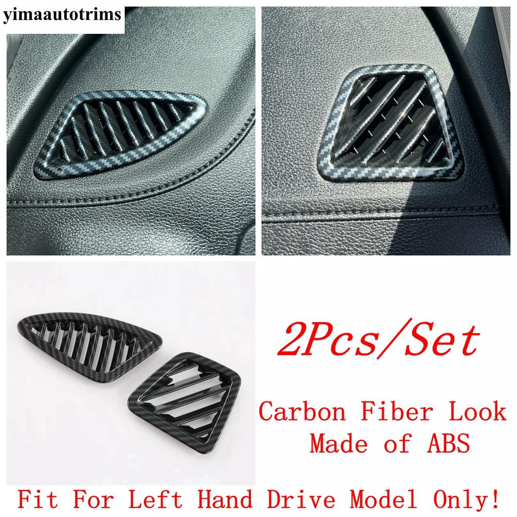 Gear Shift Panel / Handle Bowl / Water Cup / Window Lift Cover Trim For Kia Sportage NQ5  - 2025 Carbon Fiber Accessories