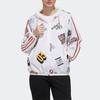 Adidas Neo W Fav Wb Sportliche Kapuzenjacke Damenjacke Weiß FK9950