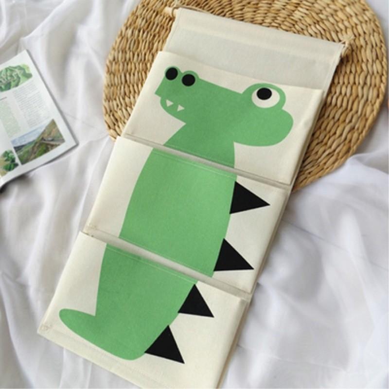 Cartoon Penguin Dinosaur Animal Wall Mount Organizer Bathroom Kitchen Storage