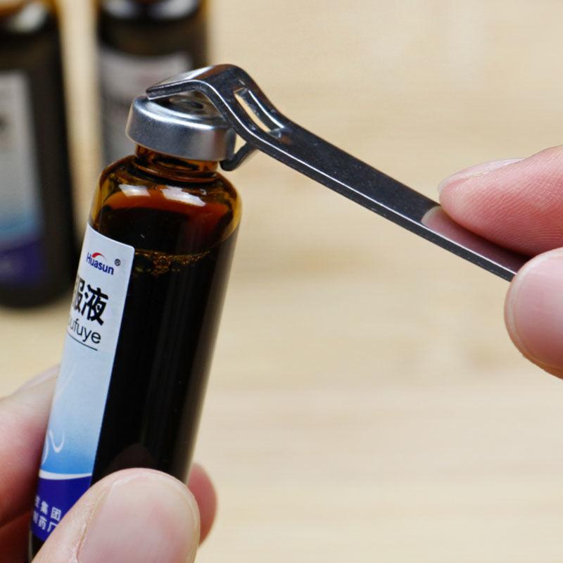 Oral Liquid Dispenser, Bottle Opener, Aluminum Cap Bottle Screwdriver, Portable Dispenser, Cap Opener and Can Opener