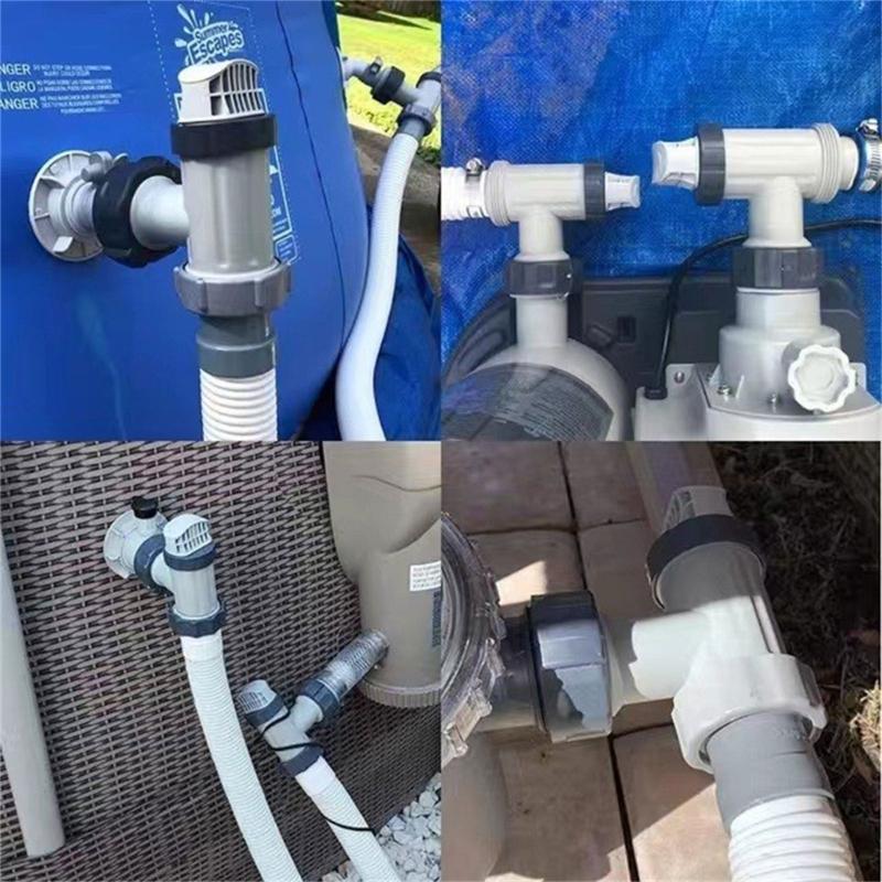 Enhancing Sun Resistance Swimming Plunger Adapter For 28635EG 28633EG 28671EG Effortlessly Hose Connection Easy Assembly