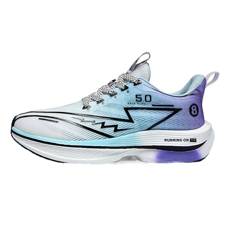 Racing carbon board running shoes marathon mesh shock absorption ultra-clear sports running shoes girl light