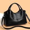 Vintage Leer Patchwork Handtas Mode Schoudertas Dames Vintage Crossbody Tas Werk Boodschappen en Dames Vakantiecadeaus