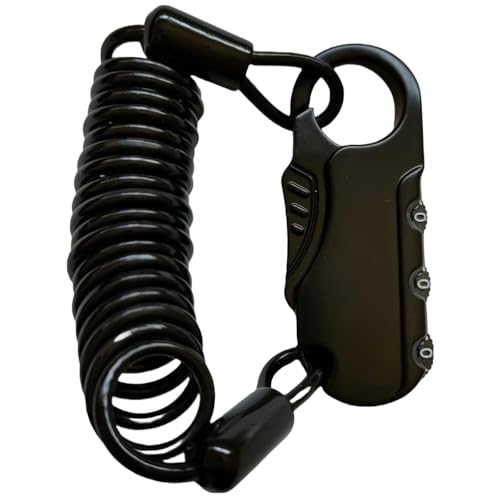 

Motorcycle Helmet Lock, Helmet Lock, Wire Lock, Helmet Holder, Bicycle Anti-Theft, Coil Lock, Bicycle Wire, Anti-Theft, Compact, Lightweight, Por