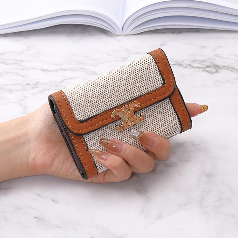 New Card Bag Women's Mini Thousand Bird Grid Multi-function Anti-degaussing Multi-card Driver's License Retro Bag