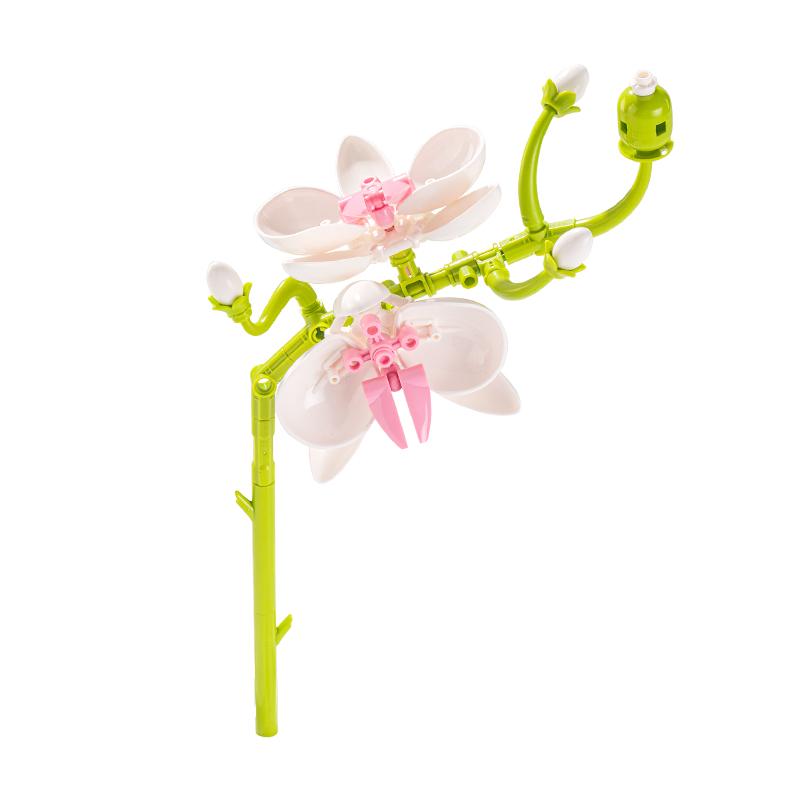 Plant And Flower Building Blocks Building Set, Single Rose, Sunflower, Tulip, Etc., Home Decoration Block Toy Gift For Girls