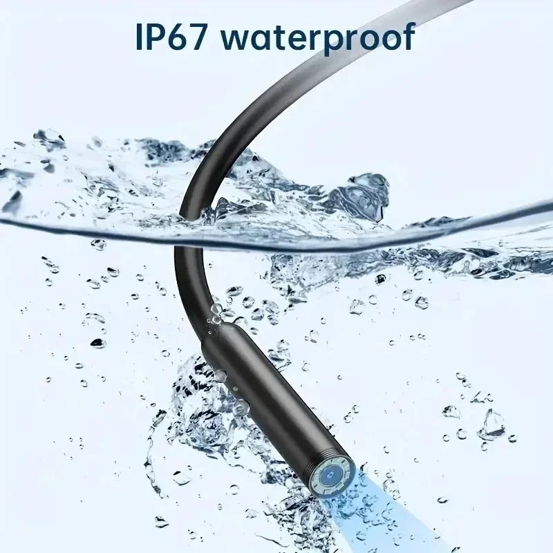 5.5 7MM Android Endoskop 3 w 1 USB / Micro USB / Type-C Boroskopowa kamera inspekcyjna Wodoodporna do smartfona