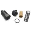 Aluminum Black 6AN Inline Fuel Filter 30 Micron