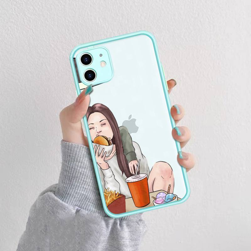Pouzdro na telefon Girls Bff Best Friends Forever pro iPhone X XR XS 7 8 Plus 11 12 13 pro MAX 13mini průhledné matné pouzdro