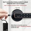 Tuya Digital Fingerprint Door Lock 5-in-1 Smart Door Handle Lock Bedroom APP Remote Unlock Electronic Lock