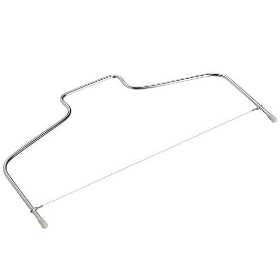 Adjustable Height Cake Slicer Stainless Steel 8 Scales Double-Line Cutting Tool Corrosion Resistant DIY Kitchen Gadget