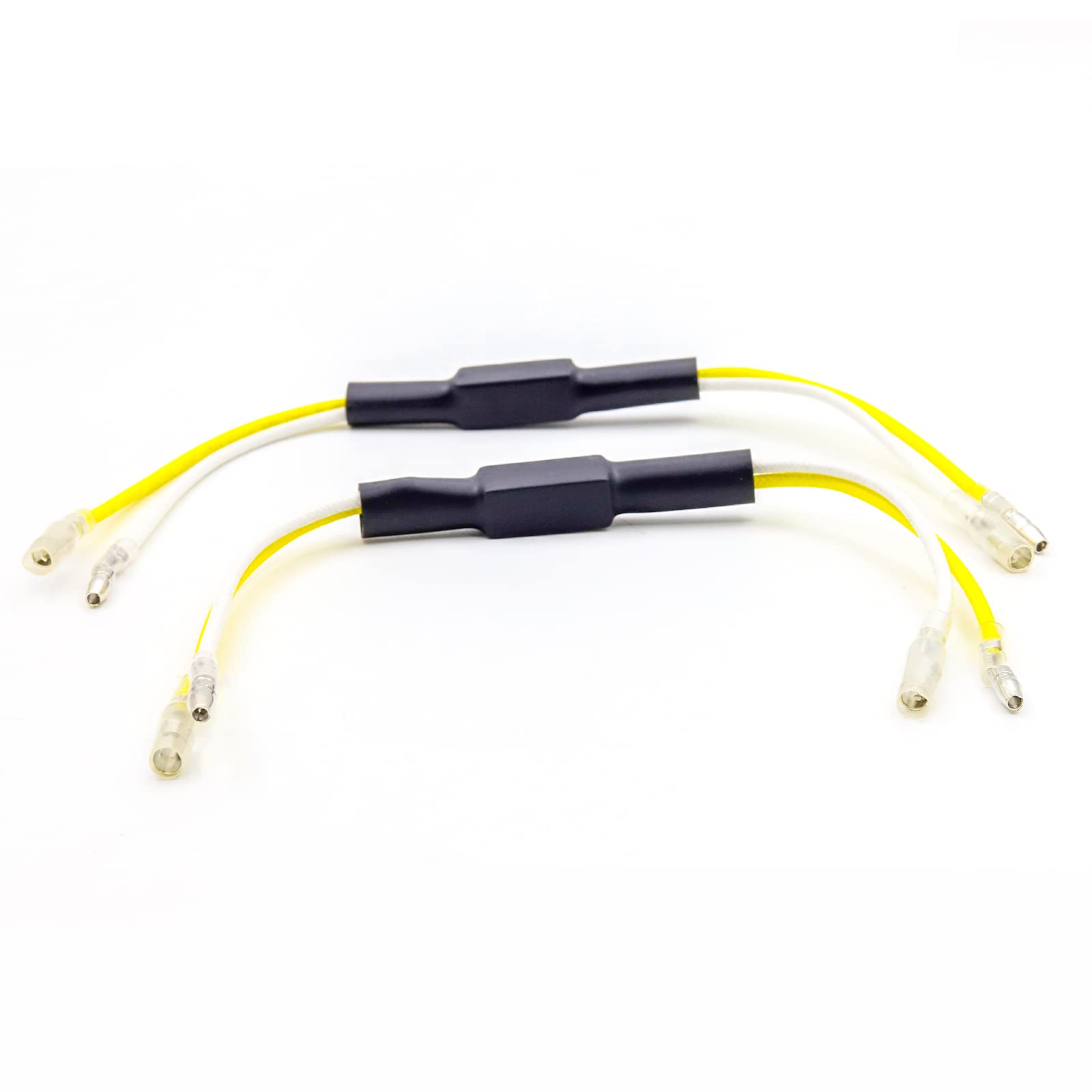 

Aoling Turn Signal Relay for Motorcycles, High Fla Prevention Resistor, 12 V, 5 W, 5W29Ω Both side wiring жёлтый