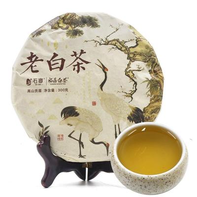 2017 Shuanghe CHinese White Tea Old Bai Cha Tea Leaf Cake 300g