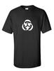 Trilateral Commission Symbol Logo David Rockefeller Black Cotton T-Shirt