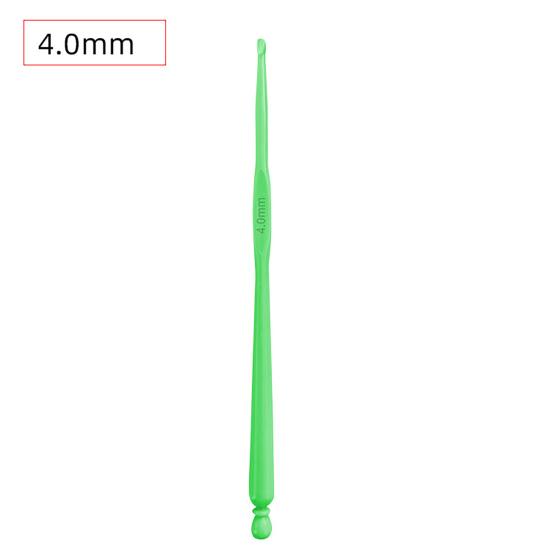 12Pcs Crochet Hook Comfortable Grip DIY Plastic Stitches Crafts Knitting Needle Hand Sewing Tool for Tailor