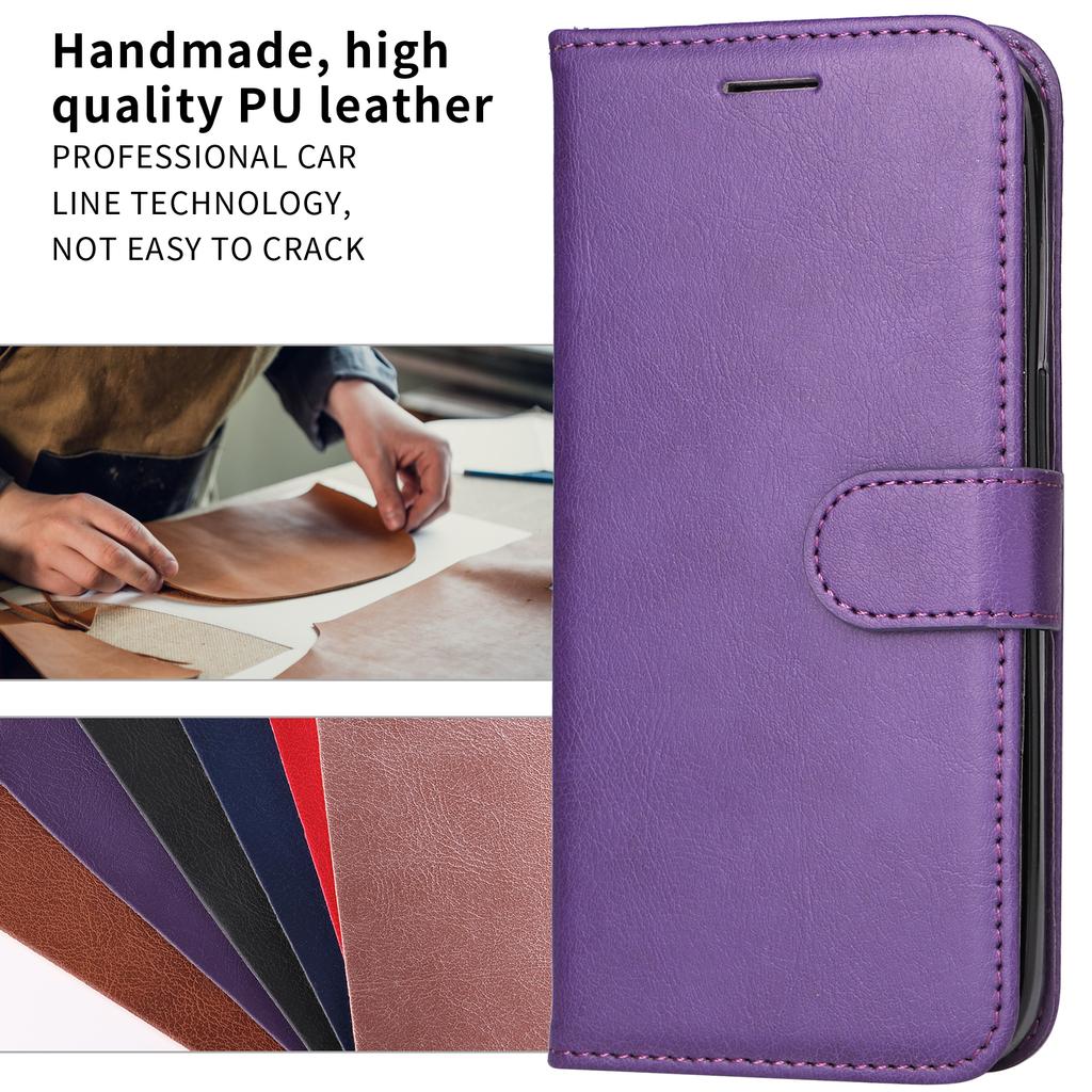 For Honor 400 5G (Global) Leather Wallet Case with Strap Solid Color Phone Stand Cover