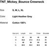 ThIs Is Never That Tnt Mickey Bounce Crewneck Light Heather Grey