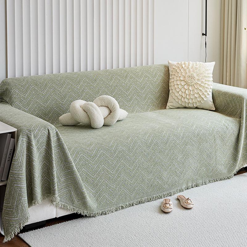 Universeller, rutschfester und kratzfester Sofabezug aus Chenille für alle Jahreszeiten, leichtes, luxuriöses High-End-Sofahandtuch, universelles All-Inclusive-Sofakissen
