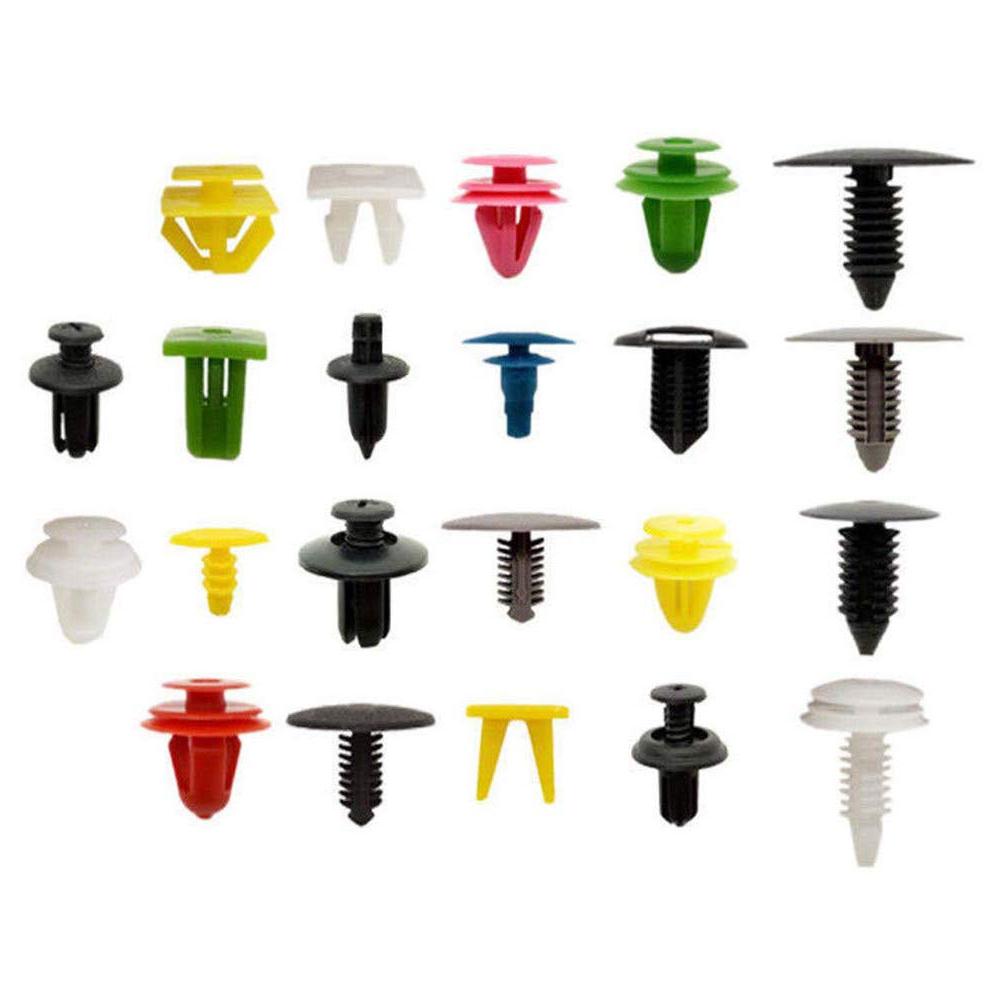 50pcs/100pcs Universal Mixed Auto Fastener Car Bumper Clips Retainer Car Fastener Rivet Door Panel Liner for All Car